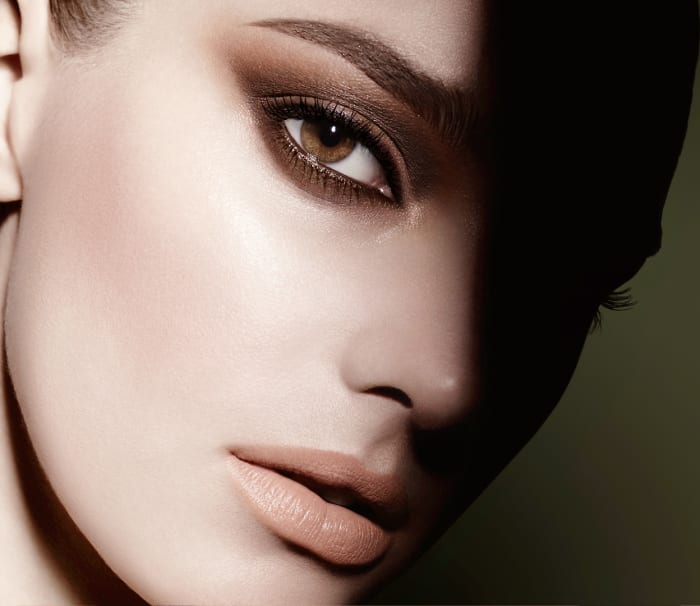 Chanel Fall 2015 makeup Les Automnales collection_Sigrid Agren closeup. 