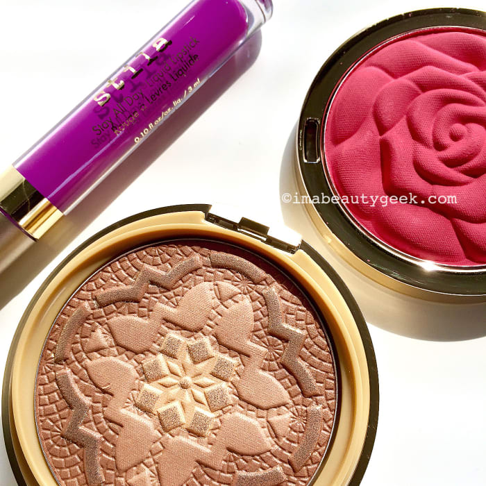 Stila Stay All Day Liquid Lipstick_Milani Blush_Physicians Formula bronzer