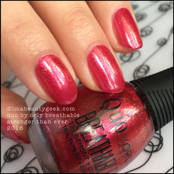 Orly Breathable Nail Polish By Quo Swatches And Review Beautygeeks