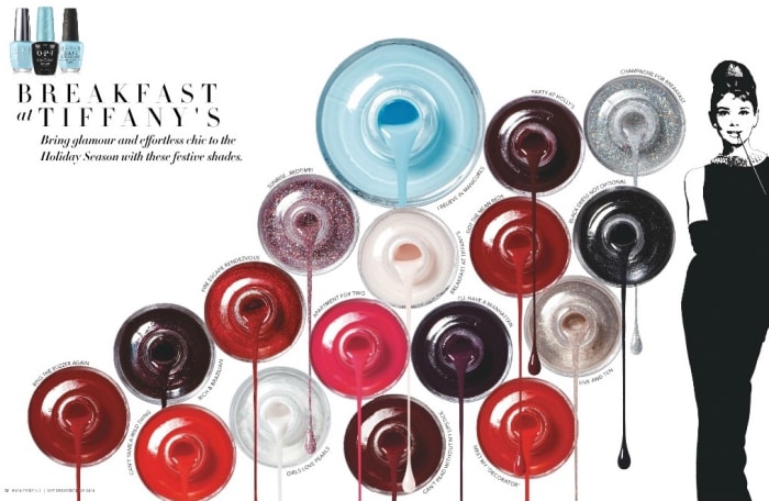 OPI Breakfast at Tiffanys Collection Holiday 2016