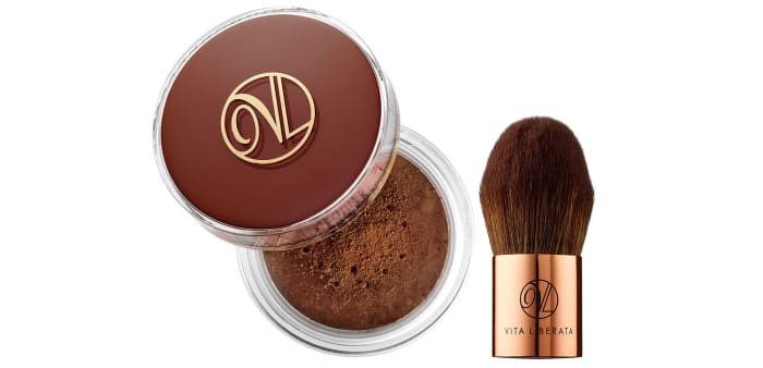 How to contour your face with self-tanner: Vita Liberata Trystal Self-Tanning Bronzing Mineral Powder
