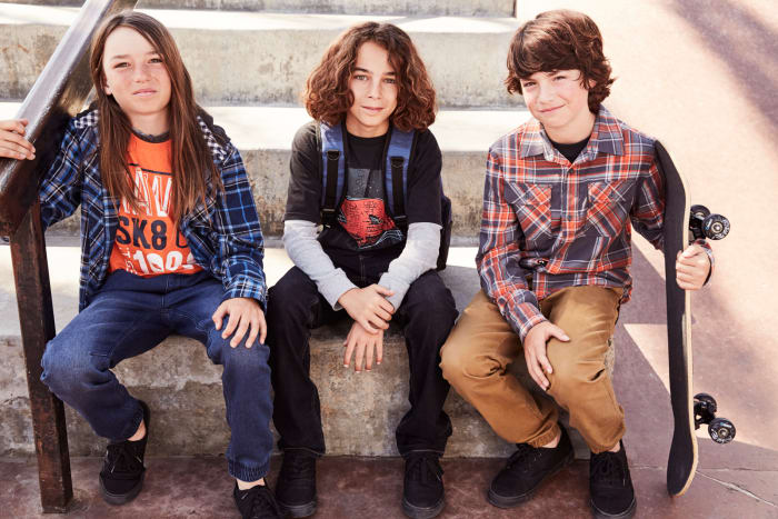 Tony Hawk apparel, footwear and accessories for boys and men (sizes 4 to 20), from $8 to $20 CAd for boys and $10 to $30 CAd for men; available at 405 Walmart locations in Canada