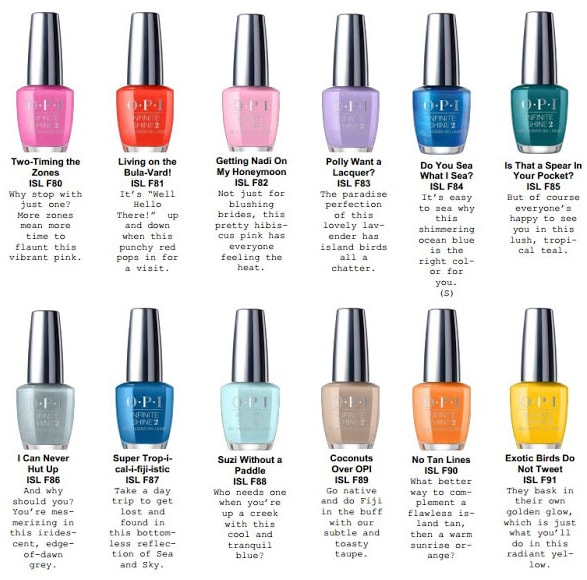 OPI FIJI 2017 SPRING SUMMER COLLECTION SNEAK PEEK - Beautygeeks