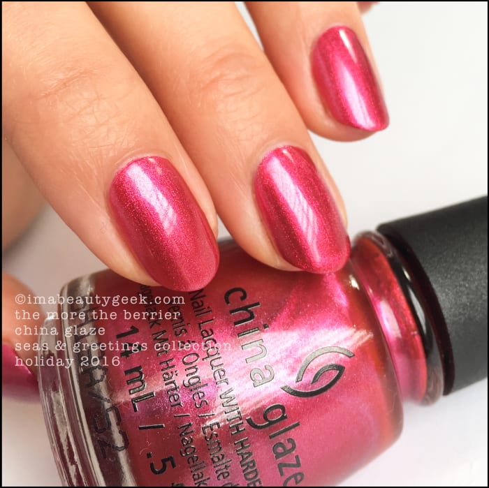 CHINA GLAZE SEAS AND GREETINGS HOLIDAY 2016 COLLECTION SWATCHES AND ...