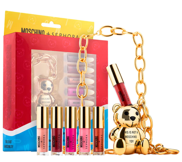 This limited-edition Moschino + Sephora Collection Bear Lip Gloss Chain is back! – for another limited time