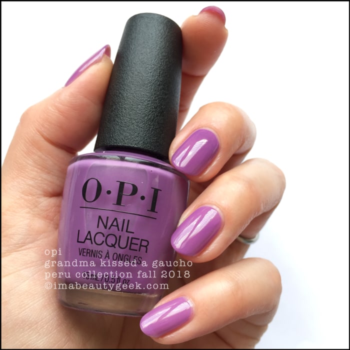 OPI PERU COLLECTION SWATCHES & REVIEW FALL 2018 - Beautygeeks