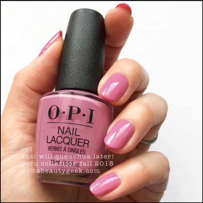 OPI PERU COLLECTION SWATCHES & REVIEW FALL 2018 - Beautygeeks