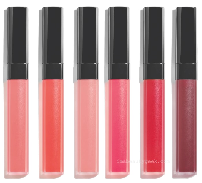 CHANEL Rouge Coco Lip Blush in Corail Naturel, Orange Explosif, Tender Rose, Teasing Pink, Rouge Captivant and Burning Berry-BEAUTYGEEKS