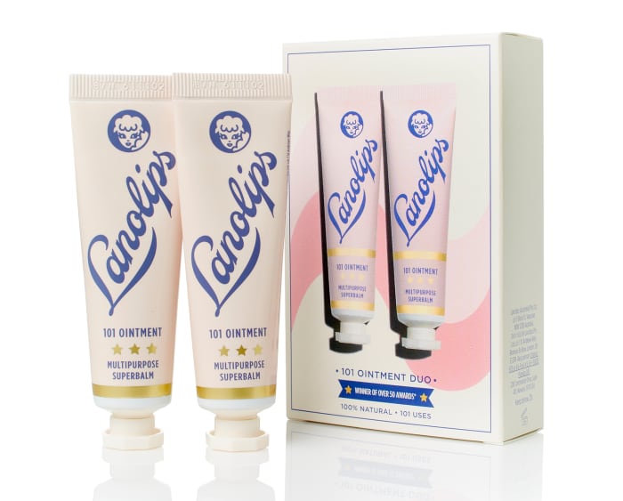 Lano Lips 101 Ointment – I've bought so many of these. In sub-zero temps, I apply a tiny bit over my moisturizer as an extra barrier against the deep-freeze dementors who cruelly suck every bit of moisture from the skin. Also my preferred formula in the lineup to use as lip balm.