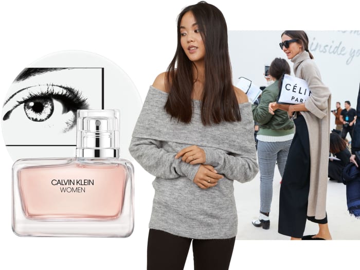 Calvin Klein Women, H&M off-the-shoulder sweater, Ukranian Vogue's Julie Pelipas