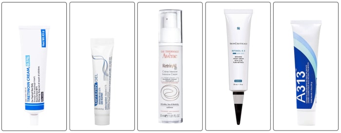 In the US, Differing (adapalene) is over-the-counter, and Avene's retinal formulas are sold as RetrinAL.
