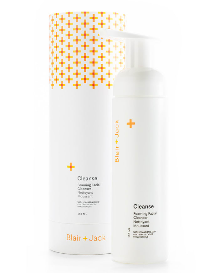 Blair + Jack Cleanse Foaming Facial Cleanser with decyl glucoside (a mild cleansing agent), $29 at blairandjack.com
