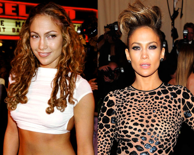 Compare & Contrast: Jennifer Lopez Then (1987, 1990, 1999 ...