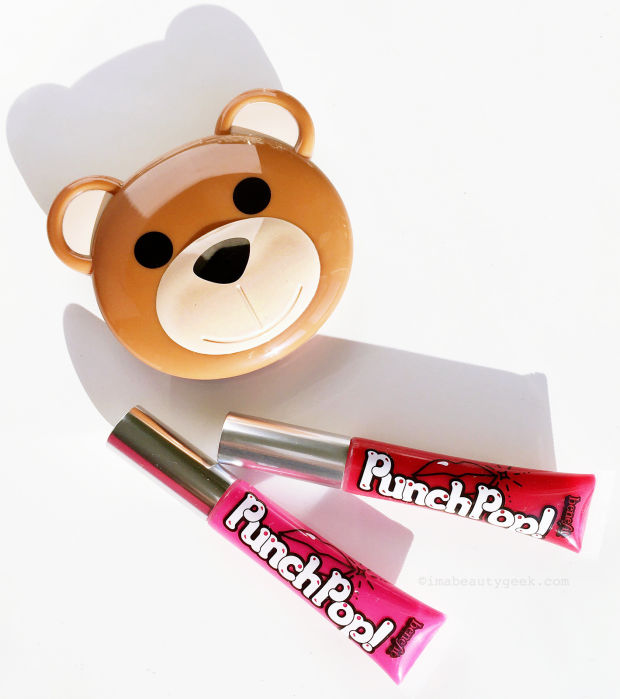 Moschino + Sephora Collection Bear Compact Mirror (limited; sold out); Benefit PunchPop! Liquid Lip Color