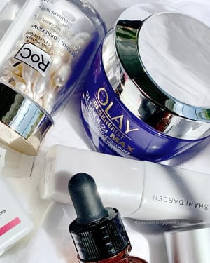 ROC Retinol Correxion Night Serum Capsules, Olay Regenerist Retinol 24 Max, Shani Darden Retinol Reform