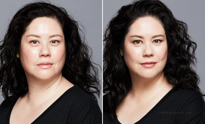 Revlon Youth FX before/after. Makeup: Sabrina Rinaldi/p1m.ca. Hair: Kirsten Klontz/p1m.ca. Photography: Lily & Lilac/judyinc.