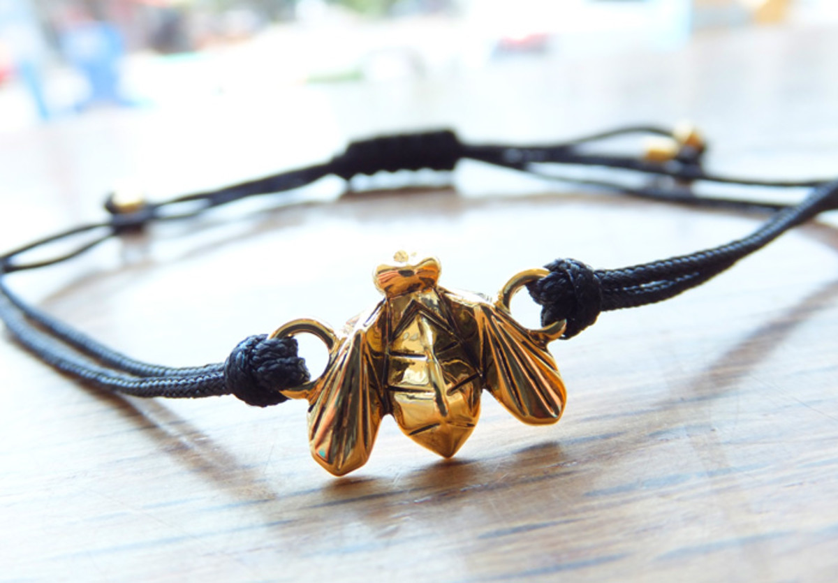 For the Bees bracelet by Jenny Bird for Burt's Bees