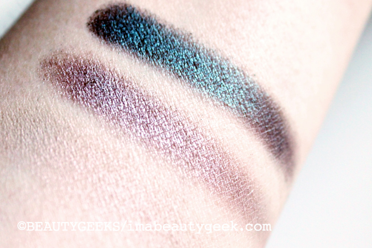 Make Up For Ever Artist Shadow_I-542_ME-554_ME-302_swatches on arm