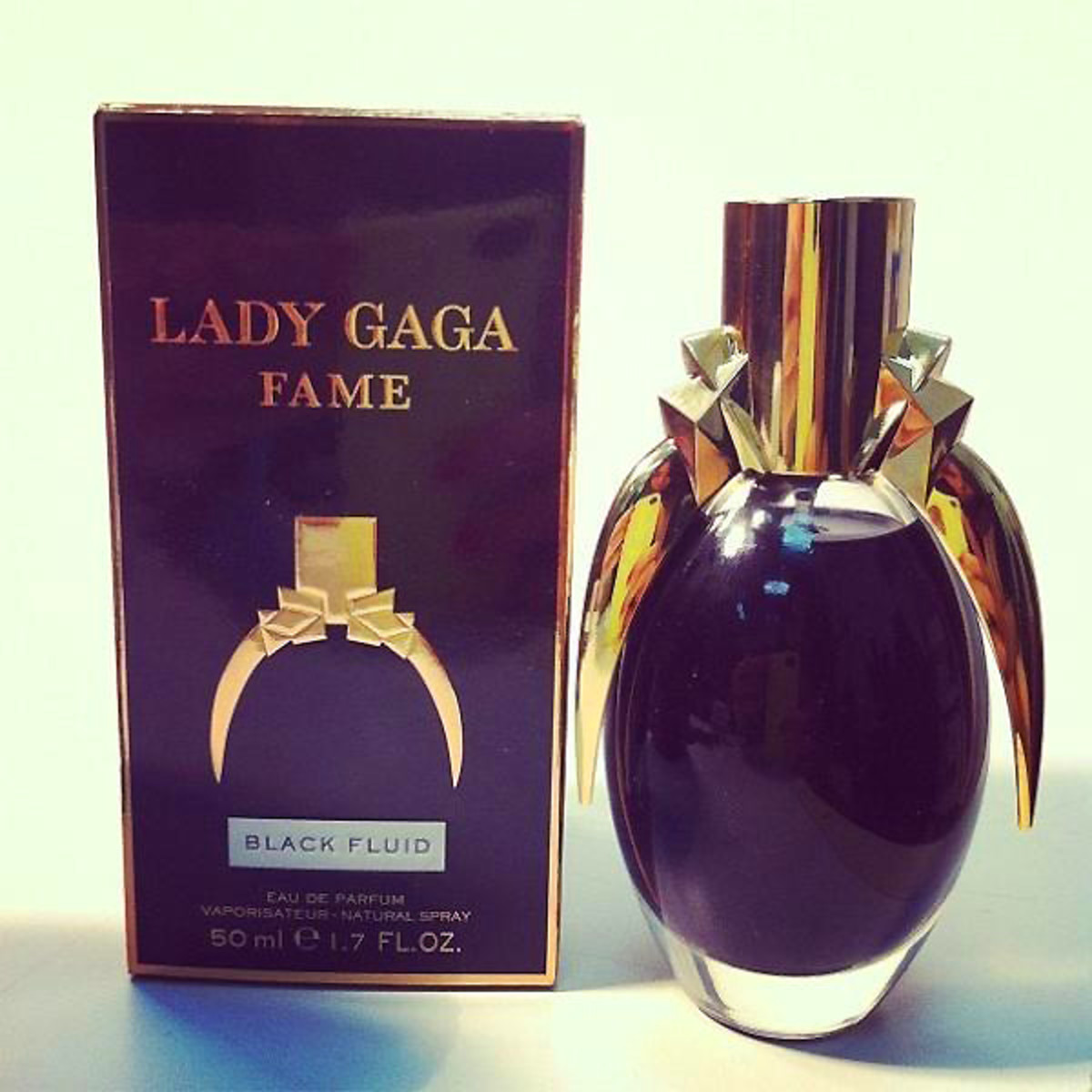 Lady Gaga Fame Black Fluid_via LadyGaga tweet