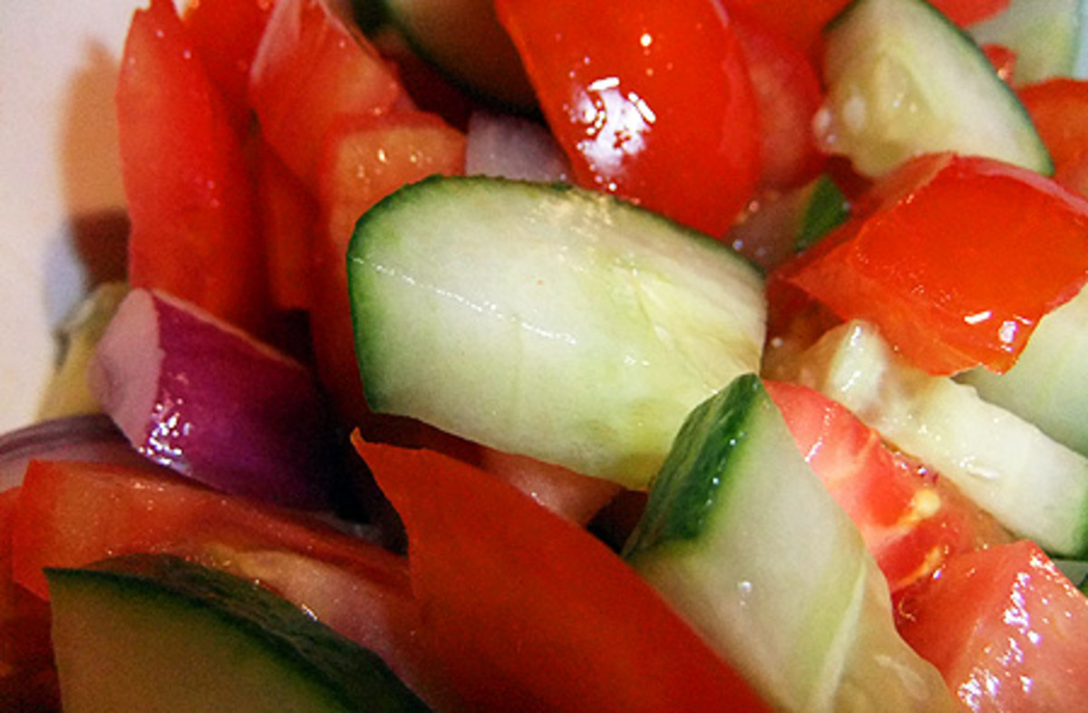 Cucumber Tomato Salad_photo Janine Falcon_BeautyGeeks