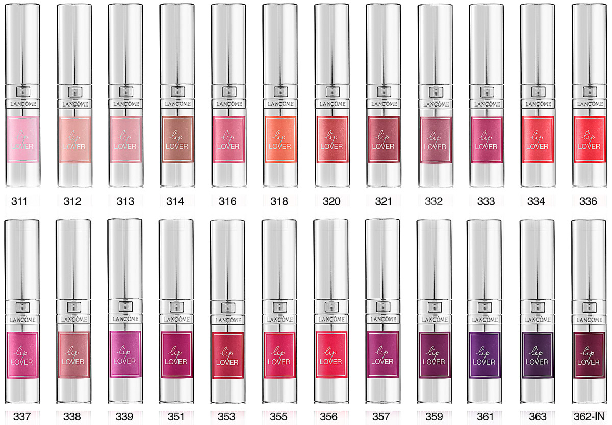 Lancome Lip Lover lip gloss shades collection