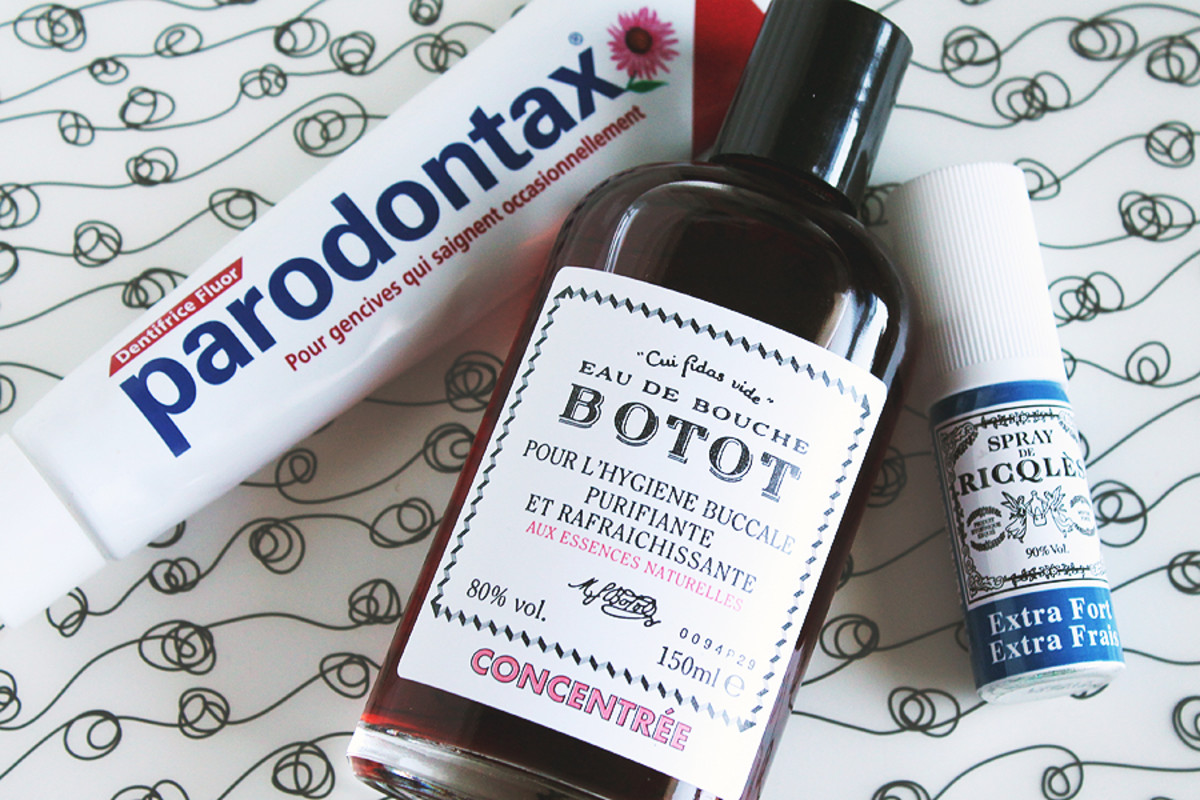French Pharmacy finds 2.0: Parodontax toothpaste, Botot mouthwash and Ricqles breath spray