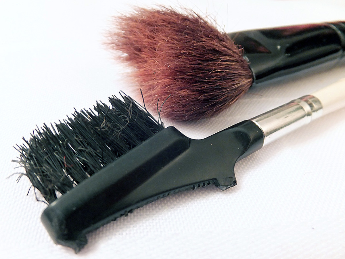 These makeup brushes are practically zombie versions of their former selves.