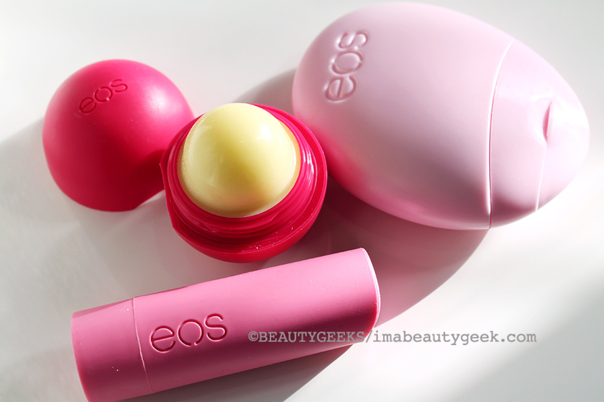 pink ribbon beauty_eos lip balm and hand cream
