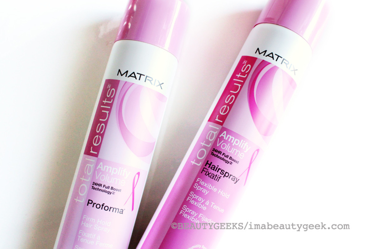 pink ribbon beauty_Matrix hair spray