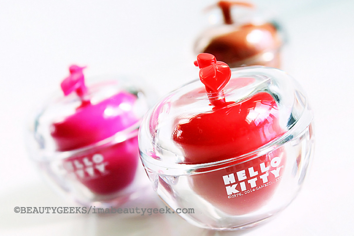 Hello Kitty Holiday 2014_40th Anniversary An Apple A Day Trio_tinted lip balm apples