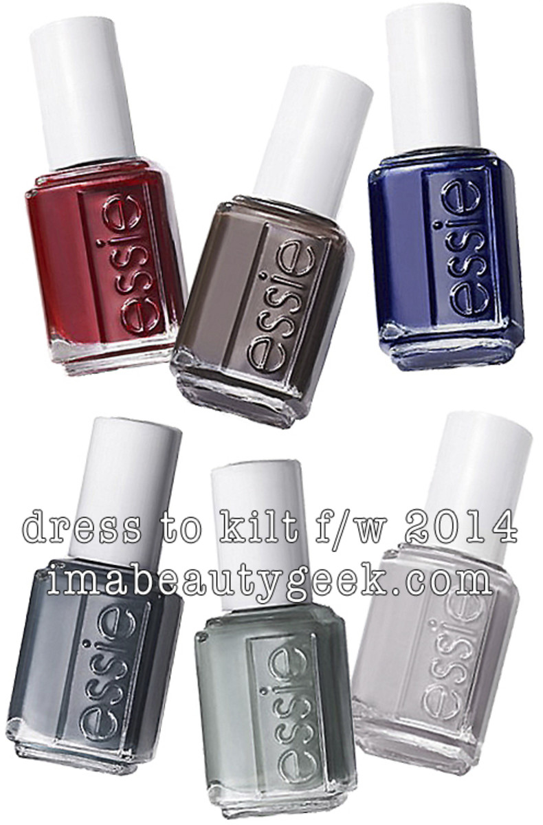 Essie Fall 2014 Dress to Kilt collection
