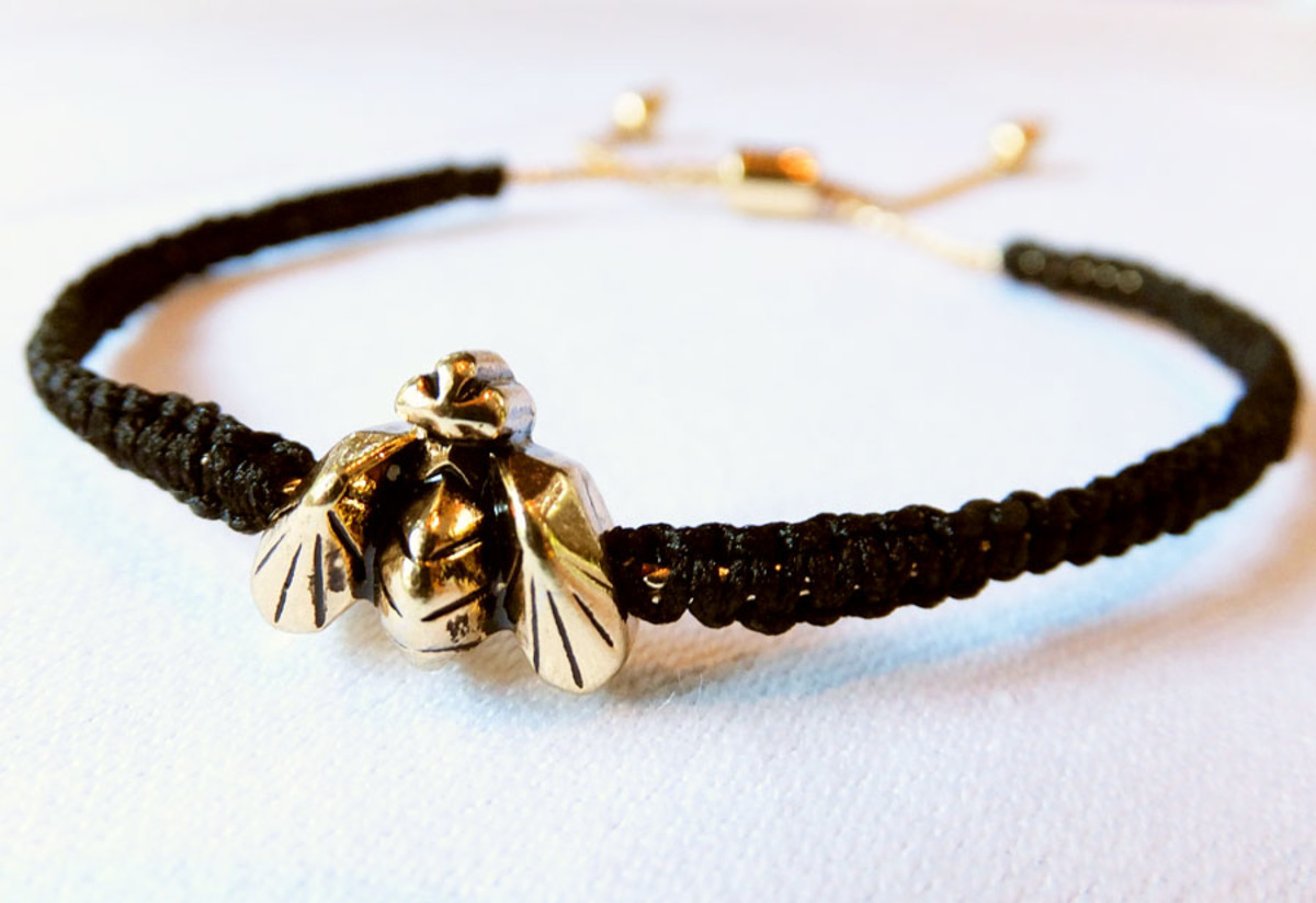Wild for Bees Bracelet by Jenny Bird for Burt's Bees (2013 limited edition)