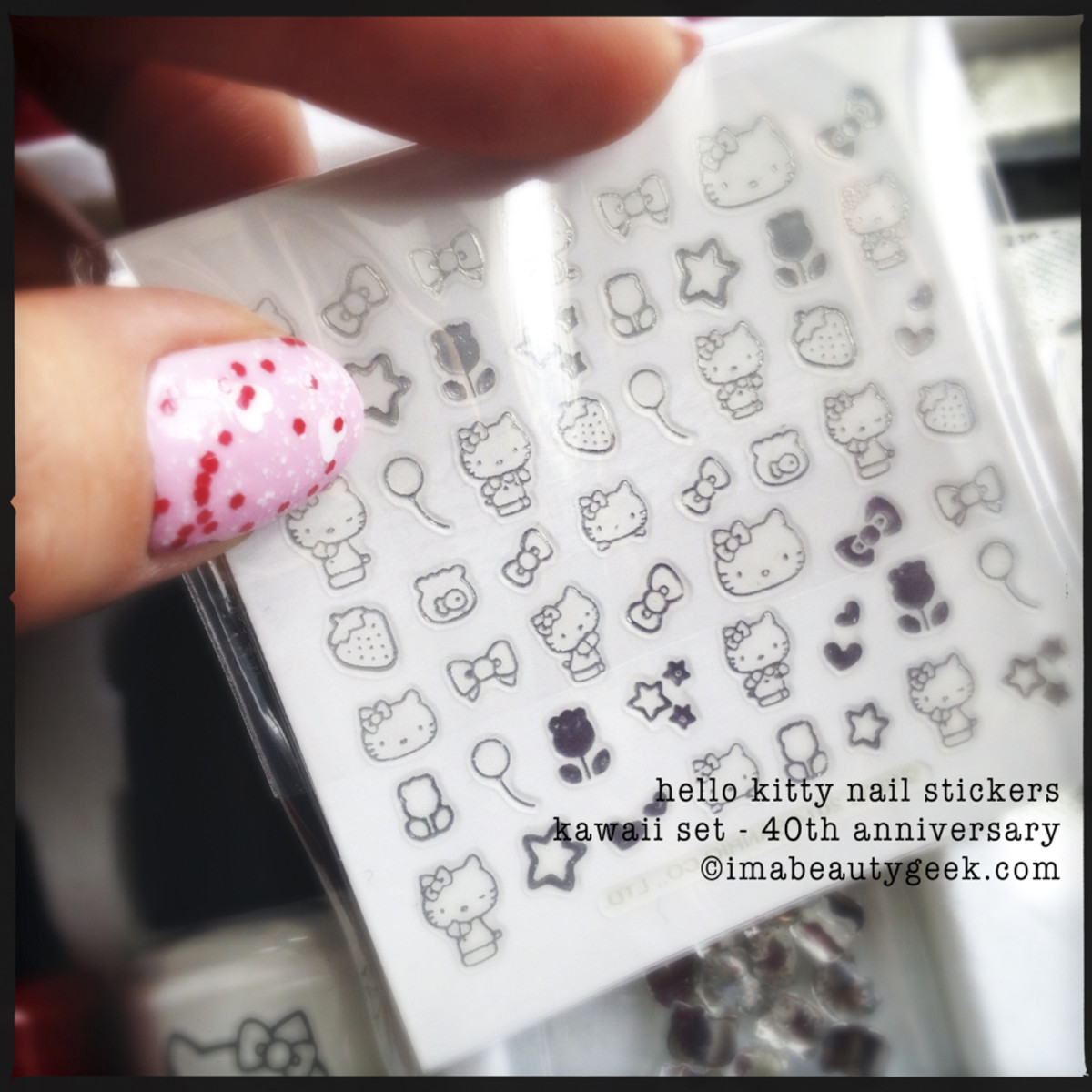 Hello Kitty Nail Stickers Kawaii Set_2