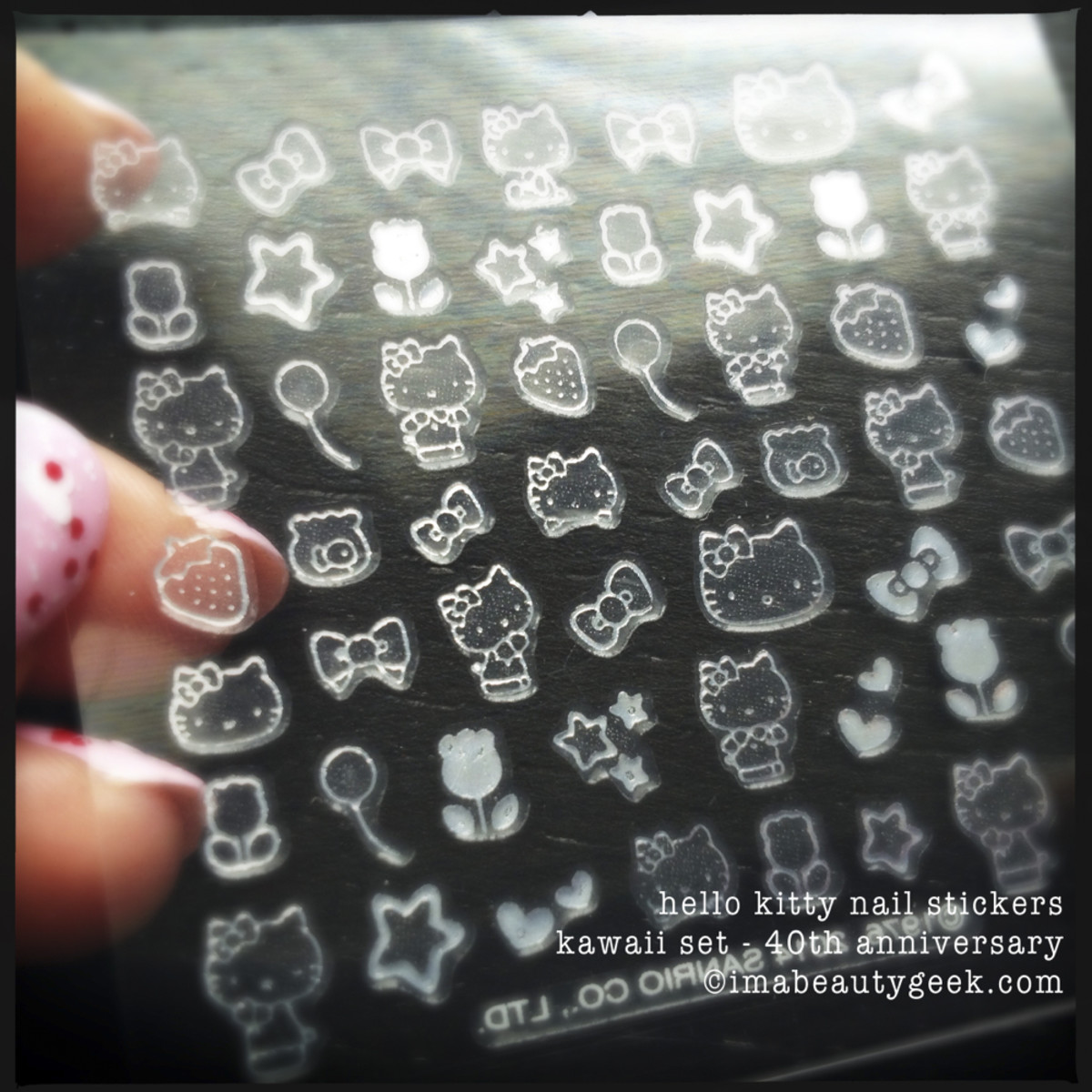 Hello Kitty Nail Stickers Kawaii Set_3