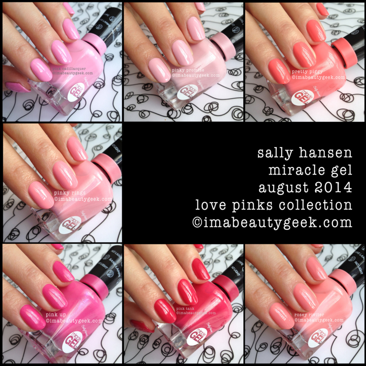 Sally Hansen Miracle Gel Color Chart