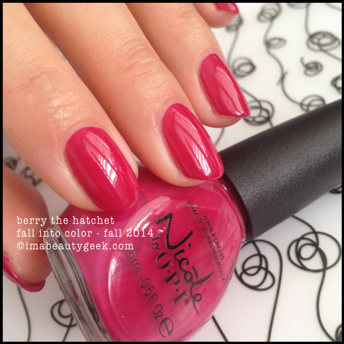 Nicole by OPI Berry the Hatchet Fall 2014