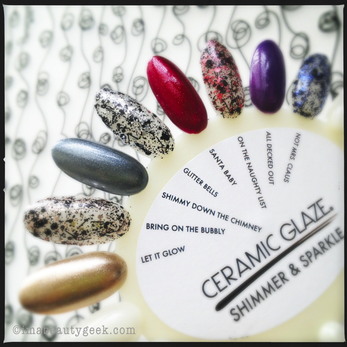 Ceramic Glaze Shimmer & Sparkle Holiday 2013