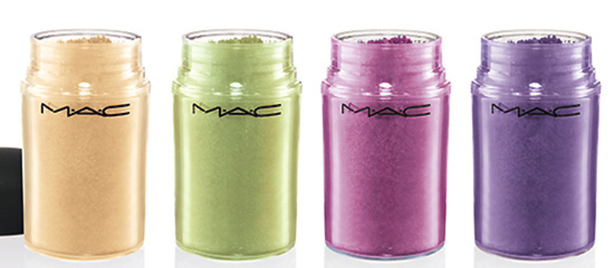 MAC Lily-White Pigment_MAC Chartreuse Bouquet Pigment_MAC Violet Pigment_MAC Pink Pearl Pigment_MAC Fantasy of Flowers
