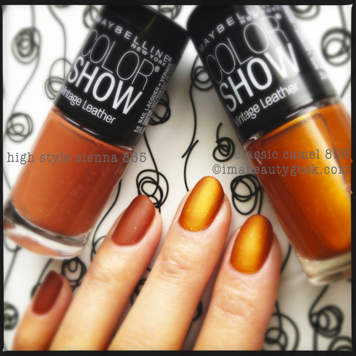 Maybelline High Style Sierra & Maybelline Classic Camel Vintage Leather Collection 2013