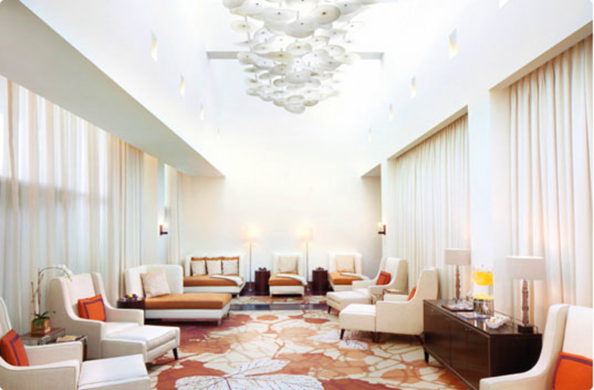 Ritz Carlton spa lounge