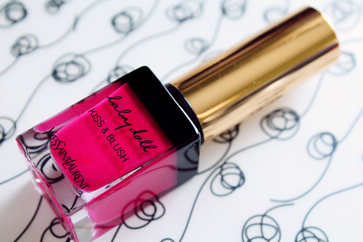 ysl baby doll kiss & blush in fuchsia desinvolte for lips and cheeks (obvi)