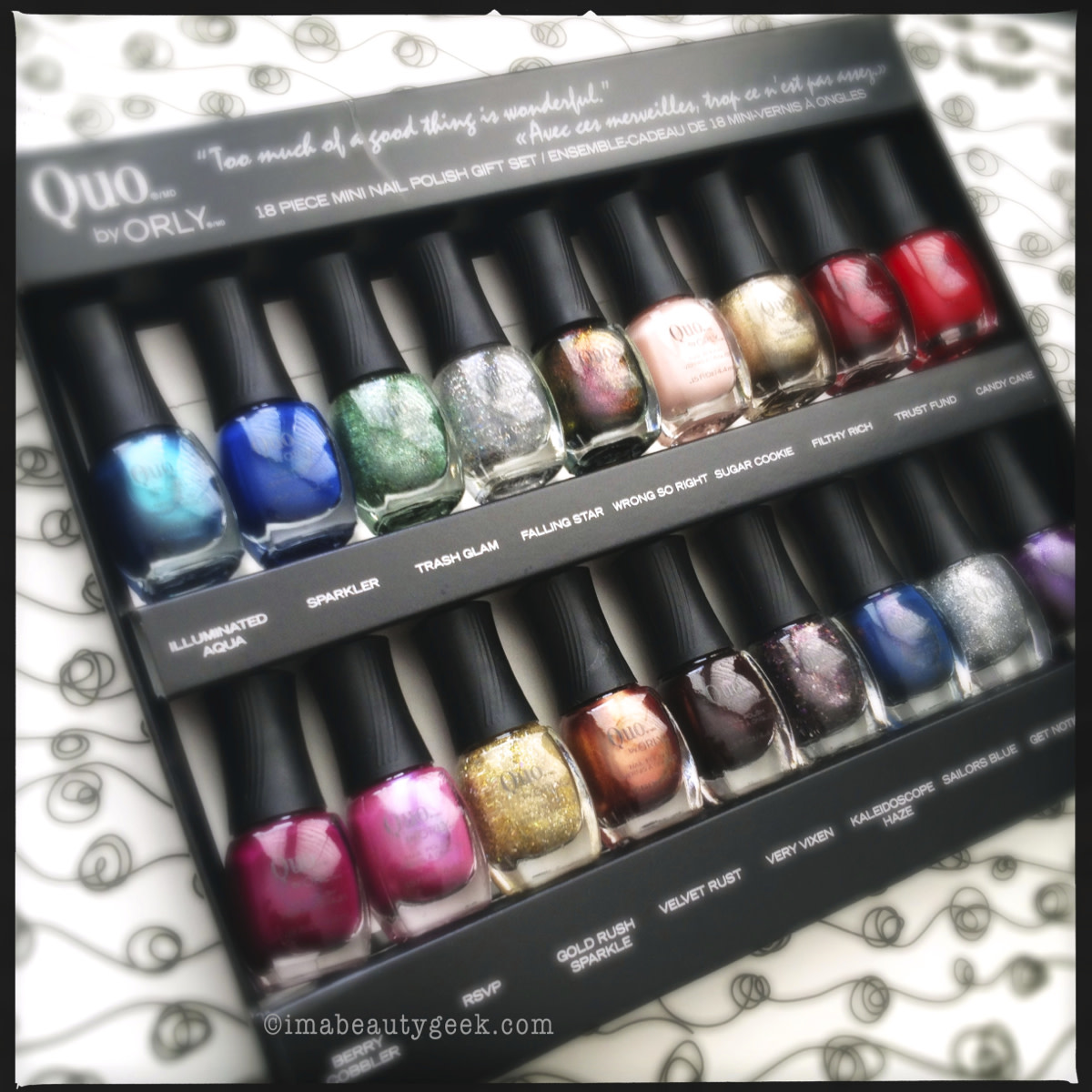 Quo mini set_Quo by Orly Holiday 2013