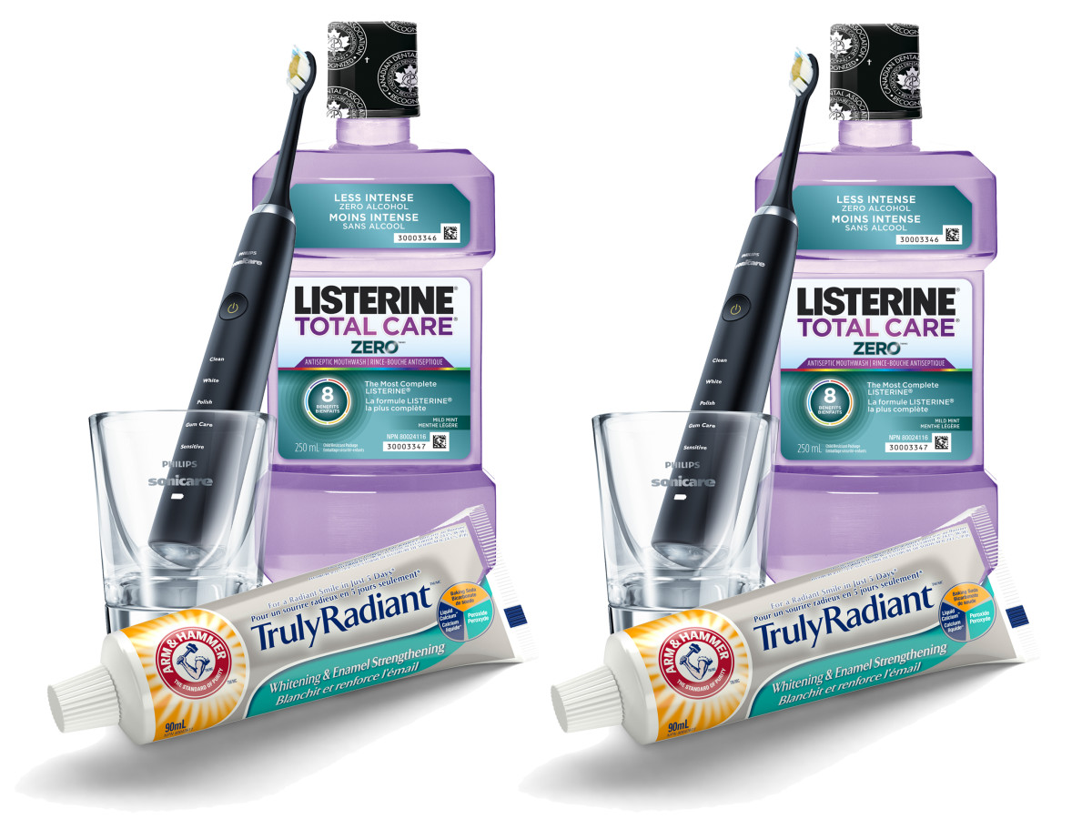 Father's Day Philips Sonicare DiamondClean Black_Listerine_Arm & Hammer