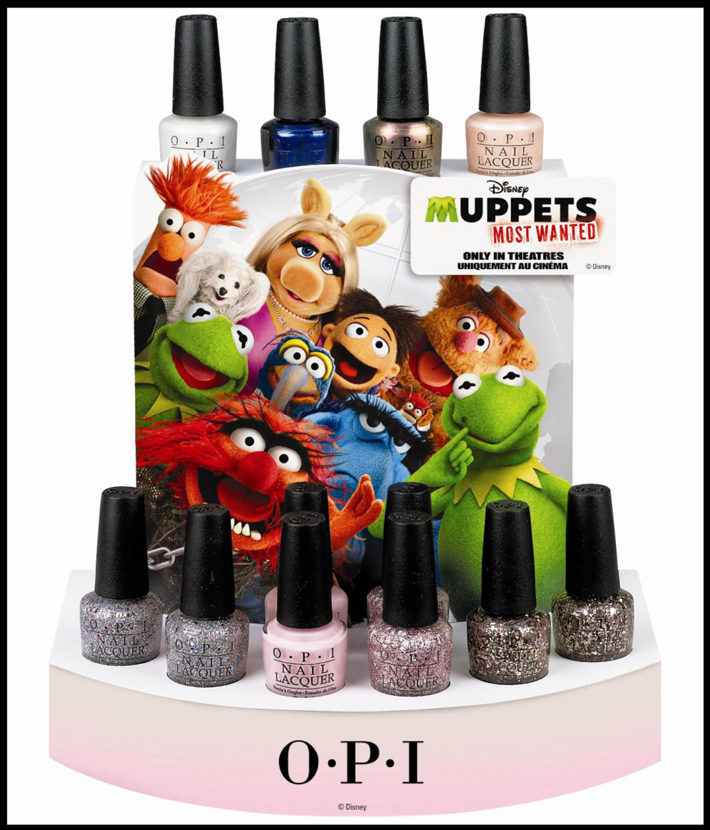OPI Muppets Most Wanted Spring 2014 Display