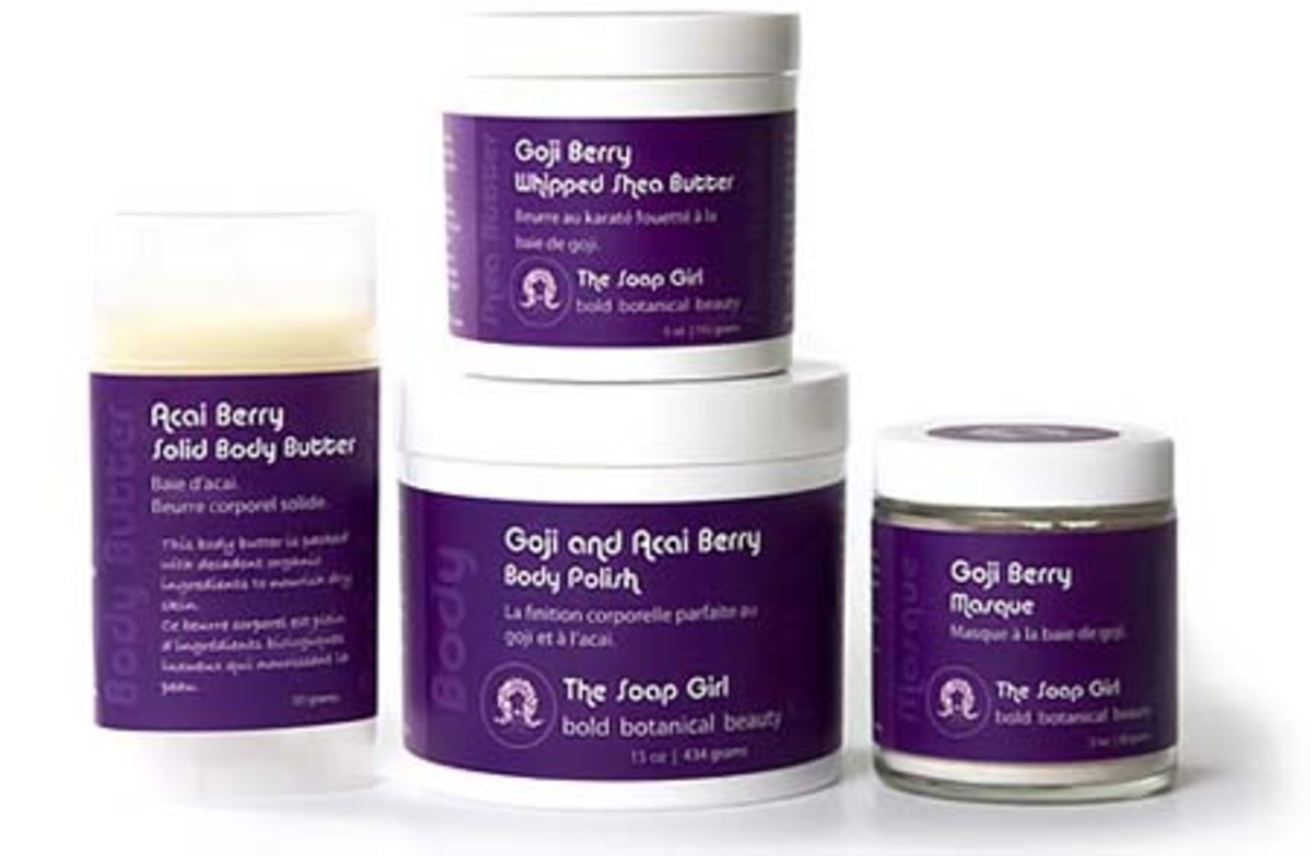 The Soap Girl Acai Berry collection