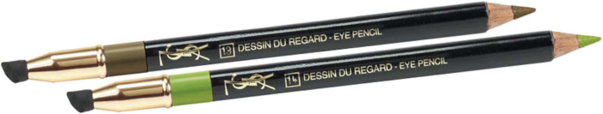 YSL Dessin du Regard in 13 Saharan Bronze and 14 Excentric Green