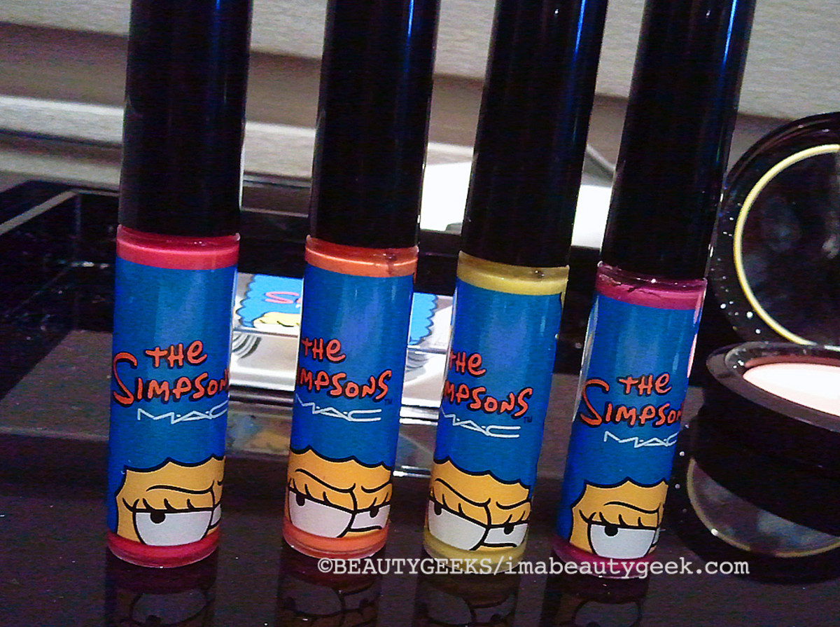 MAC Simpsons makeup lip gloss