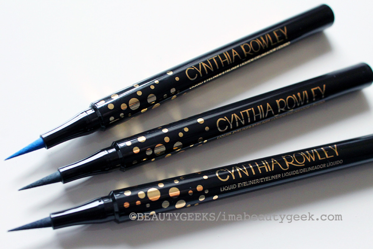 Cynthia Rowley Beauty Liquid Eyeliner in Cobalt, Dark Grey and Navy ($21 each at birchbox.ca and $18 at birchbox.com)