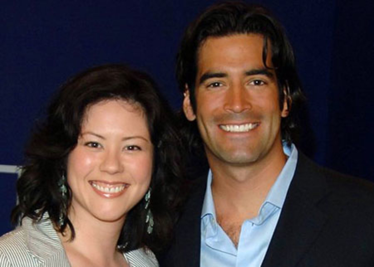 Janine Falcon and Carter Oosterhouse