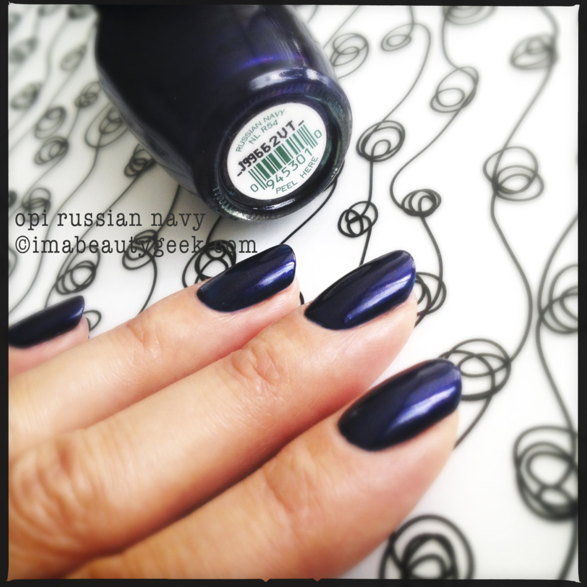 OPI Russian Navy Swatch